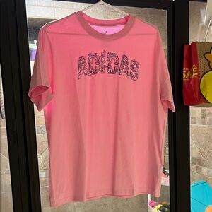 Adidas Pink Tee with flower 🌺 ADIDAS